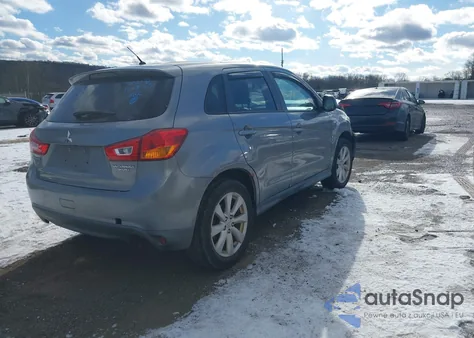 2013 Mitsubishi Outlander Sport Es from USA, damaged, VIN 4A4AR3AU7DE018008